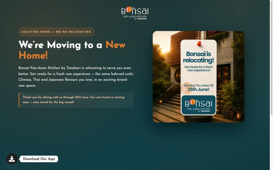 Bonsai Pan-Asian homepage