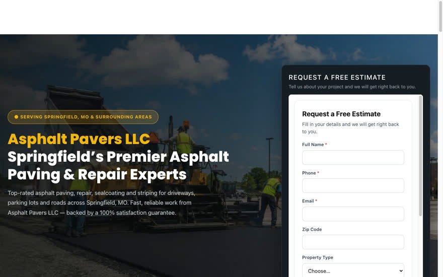 Springfield Asphalt homepage